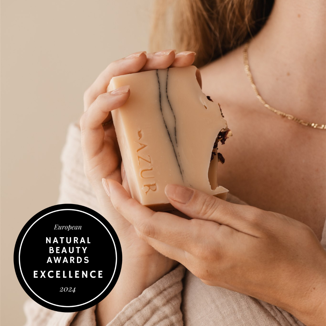Barra sabonete 100% natural, vegan, sustentável, naturaç beauty awards excellence 2024