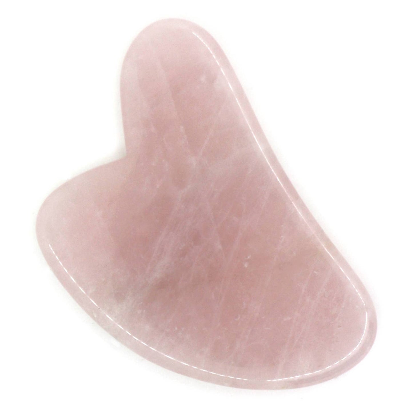 Gua sha quartzo rosa