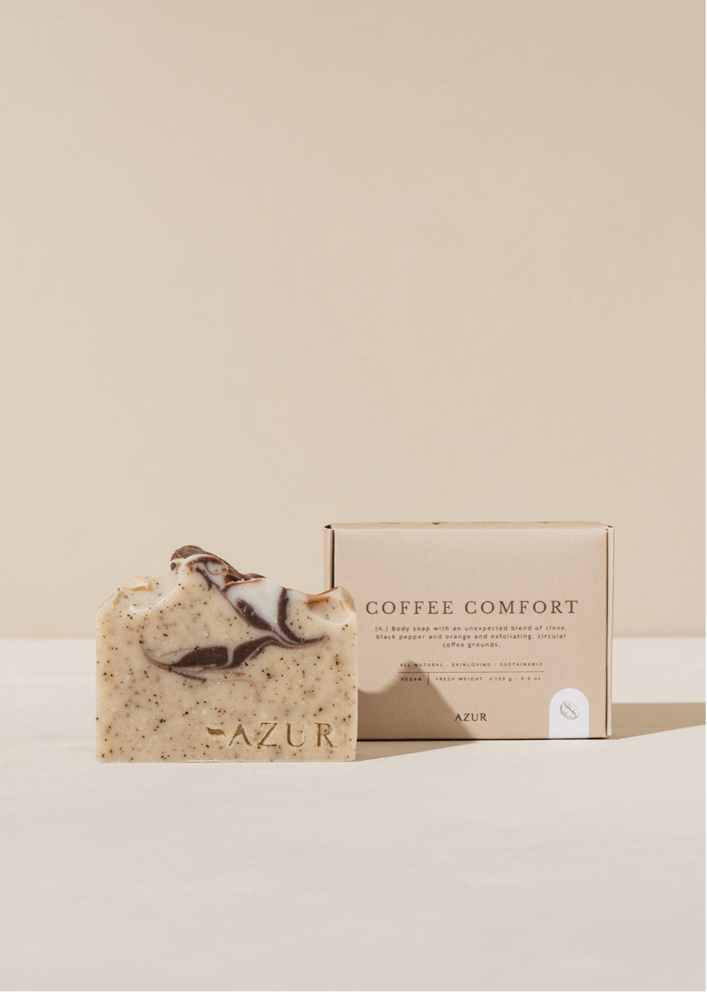 Coffee Comfort | Barra de Esfoliação Corporal | Sabonete Natural